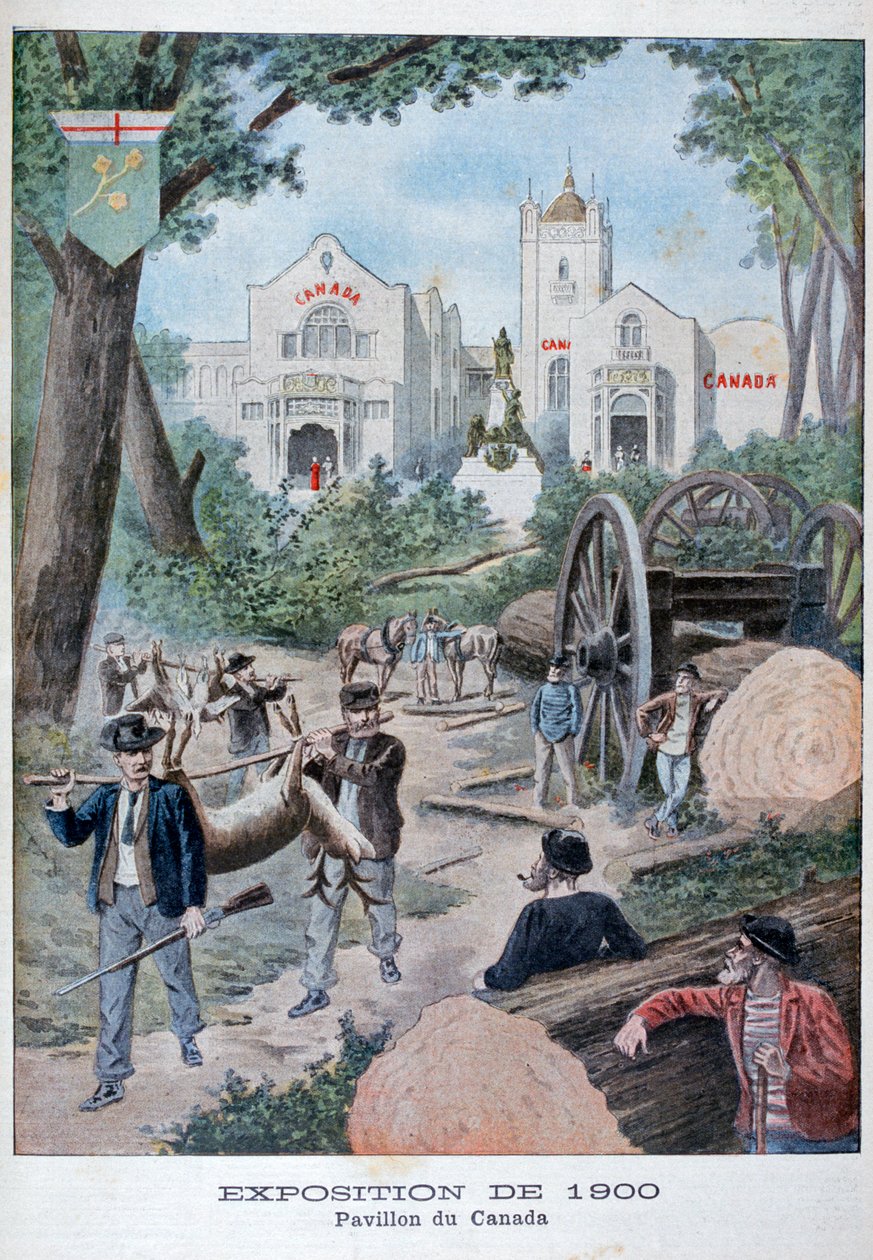 The Canadian Pavilion at the Universal Exhibition of 1900, Paris by Unbekannt