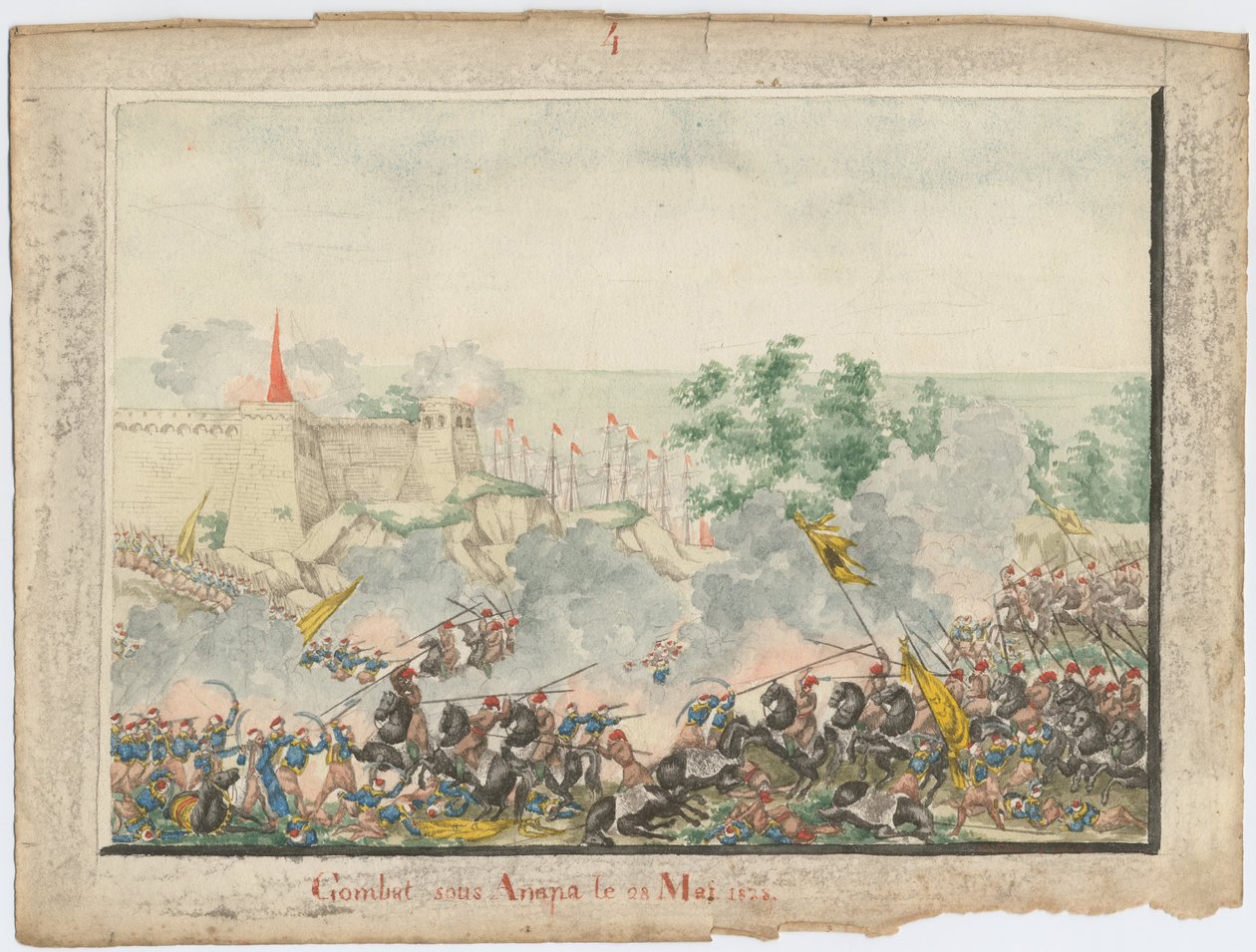 The Capture of the Anapa Fortress on June 23, 1828, 1829 by Unbekannt