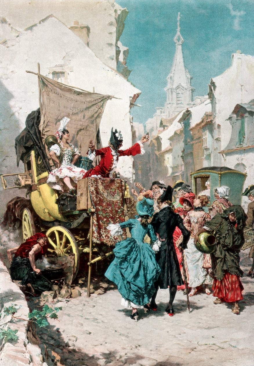 The Charlatan by Unbekannt: Premium art reproduction