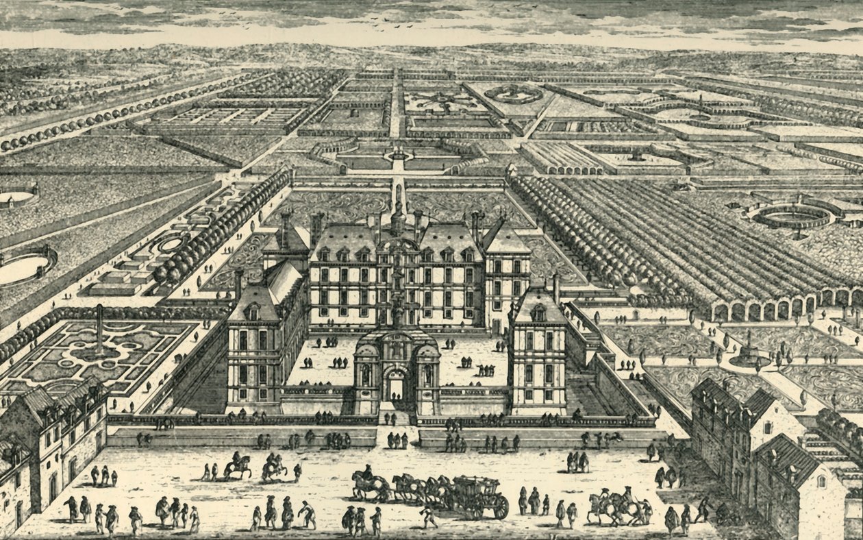 The Château de la Rochefoucauld, Liancourt, Oise, northern France by Unbekannt