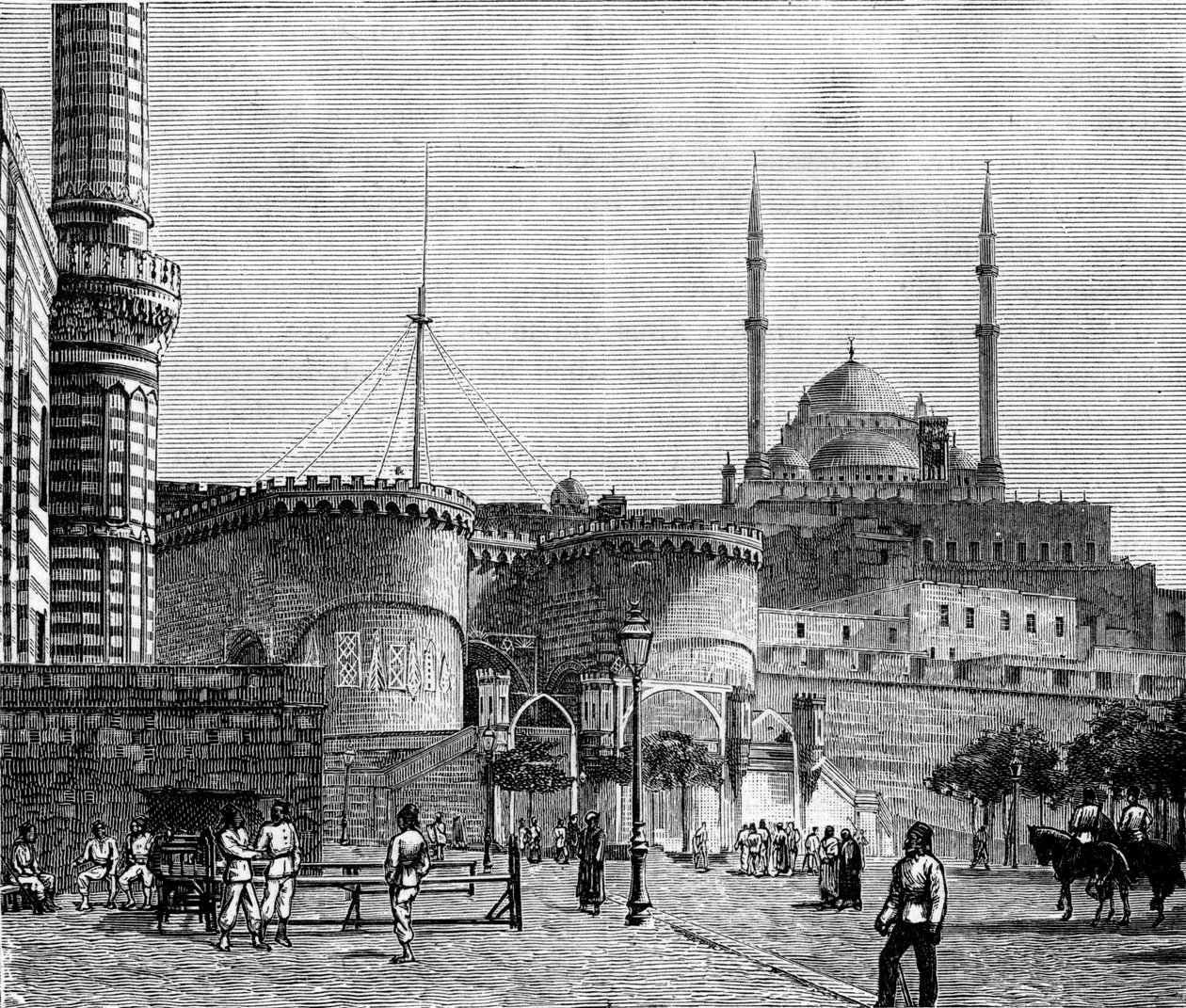 The Citadel, Cairo, Egypt, 1900 by Unbekannt