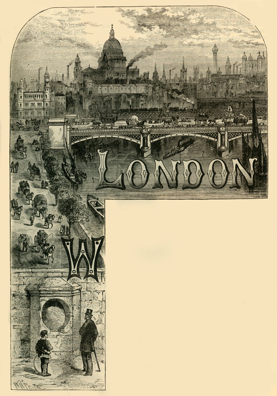 The City of London, c1872 by Unbekannt