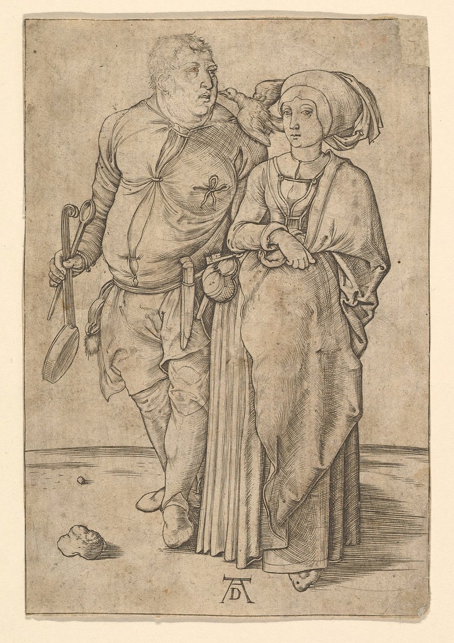 The Cook and His Wife by Unbekannt