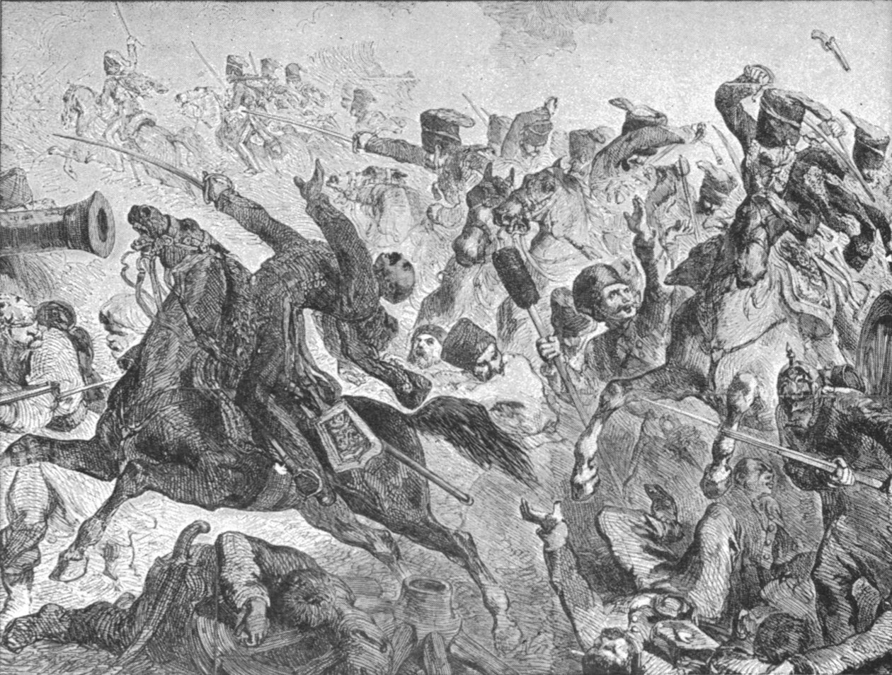 The Crimean War, 1854-56: The Battle of Balaclava: The Charge of the Light Brigade, 1854, 1901 by Unbekannt