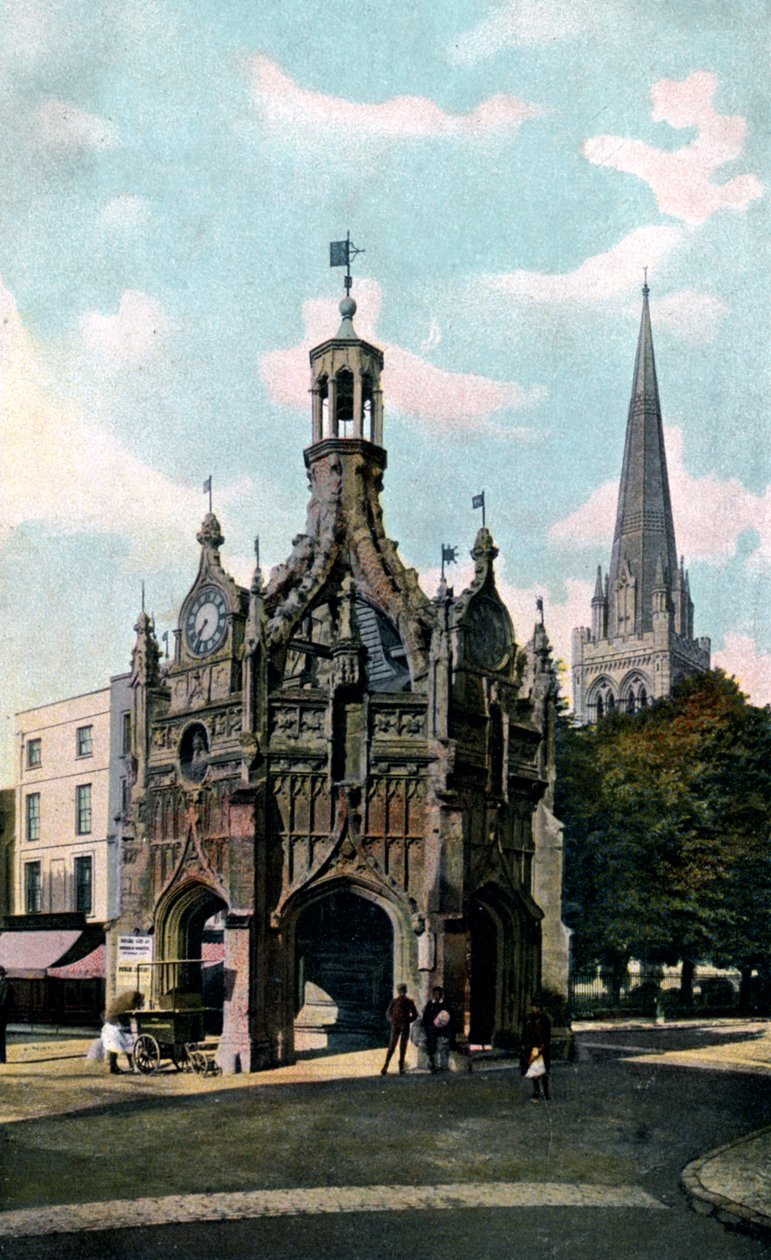 The Cross and Cathedral, Chichester, West Sussex by Unbekannt
