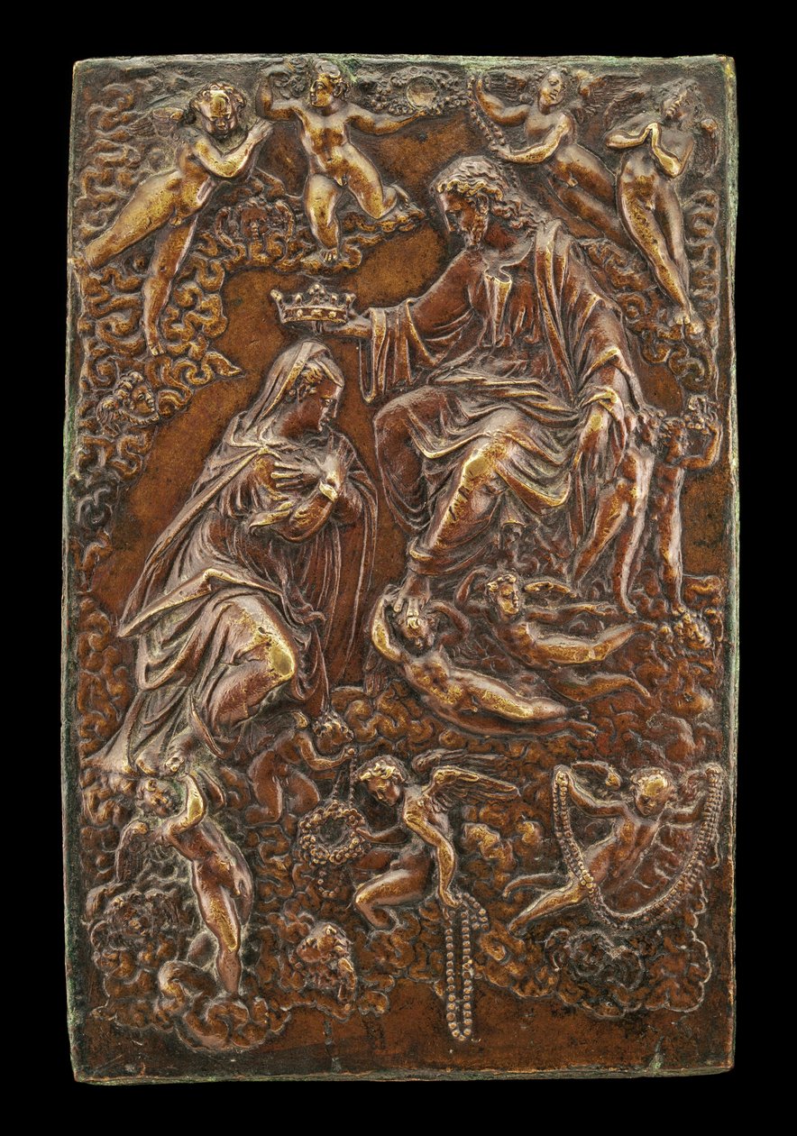 The Crowning of the Virgin by Unbekannt
