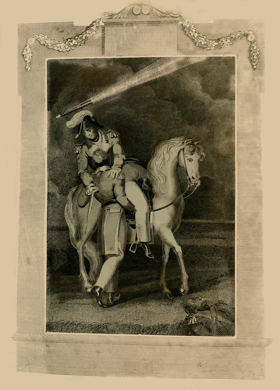 The Death of General Ross, near Baltimore by Unbekannt