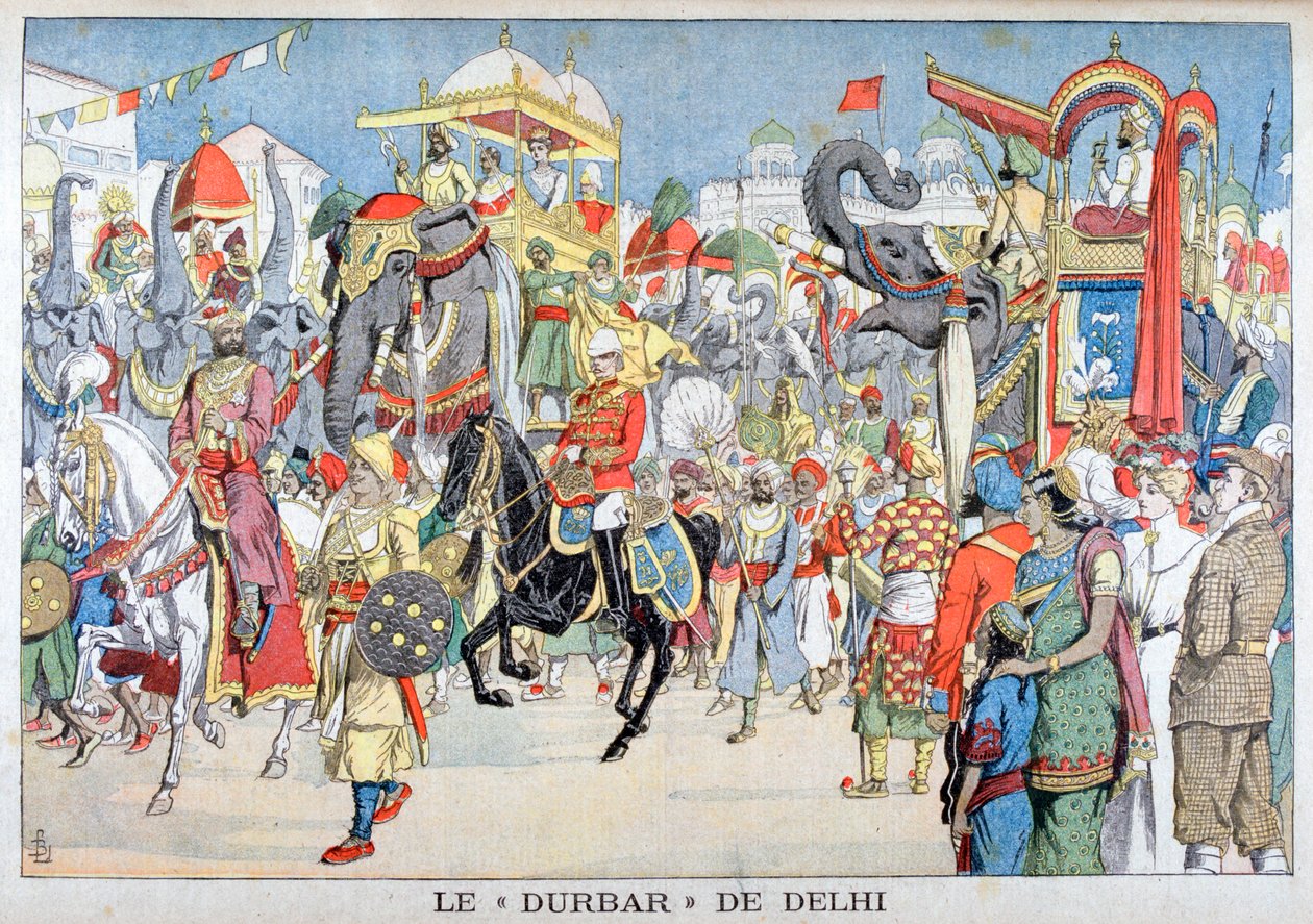 The Delhi Durbar, 1903 by Unbekannt