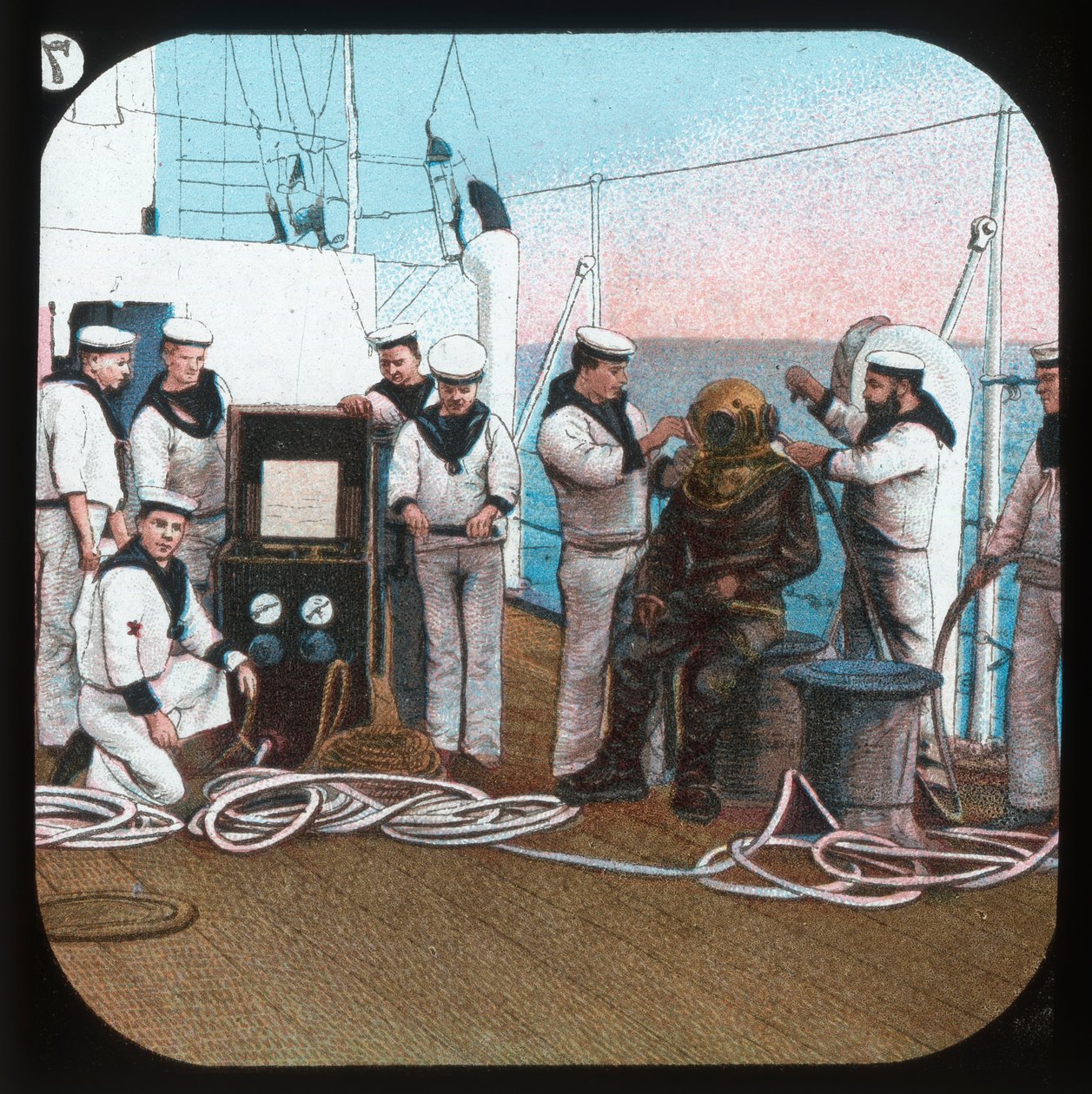 The Diver -- H.M.S. Blake by Unbekannt