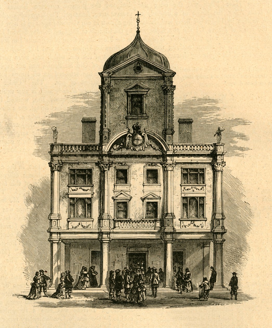 The Dorset Gardens Theatre, Whitefriars (1897) by Unbekannt
