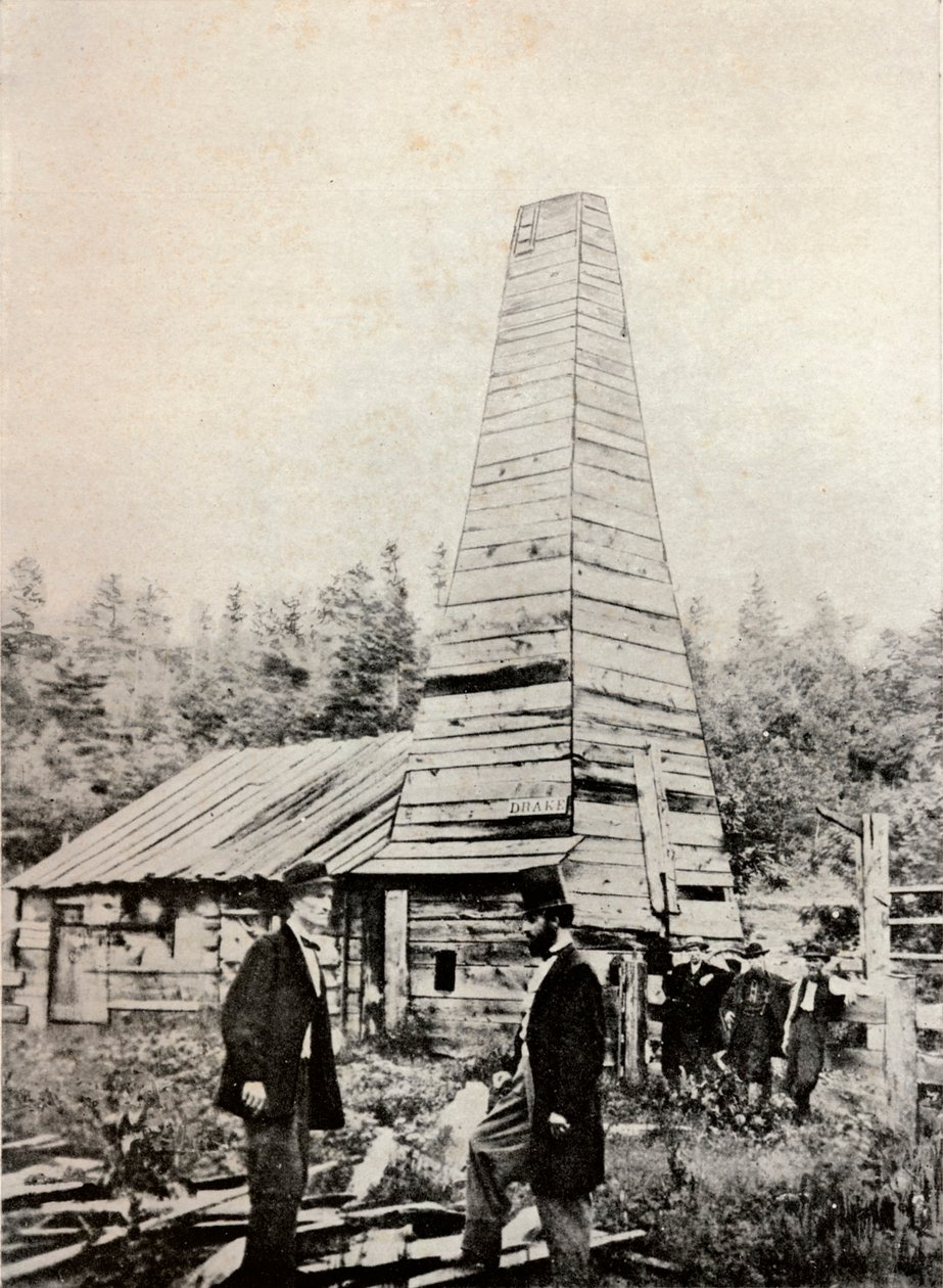The Drake Well, Pennsylvania, America by Unbekannt