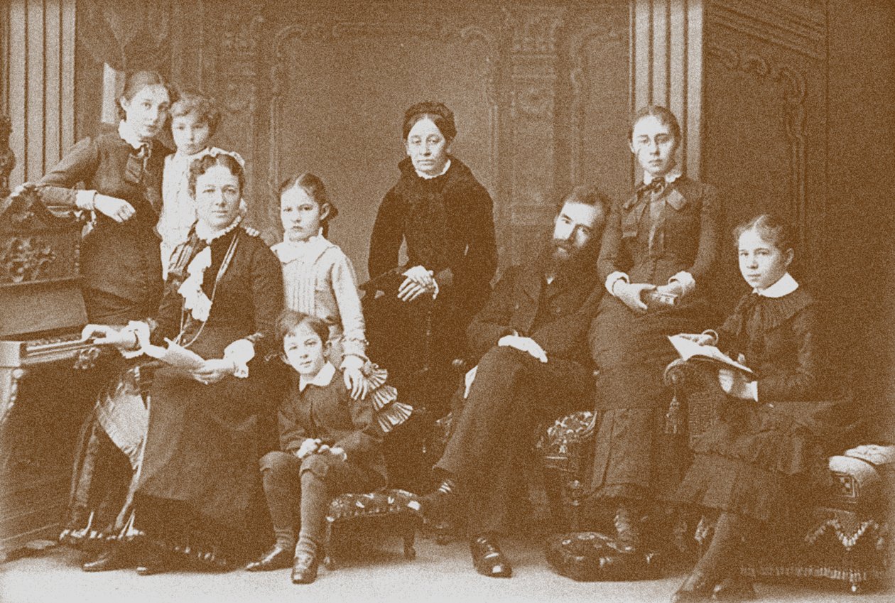 The Family of the collector, patron and founder of the gallery Pavel Tretyakov by Unbekannt