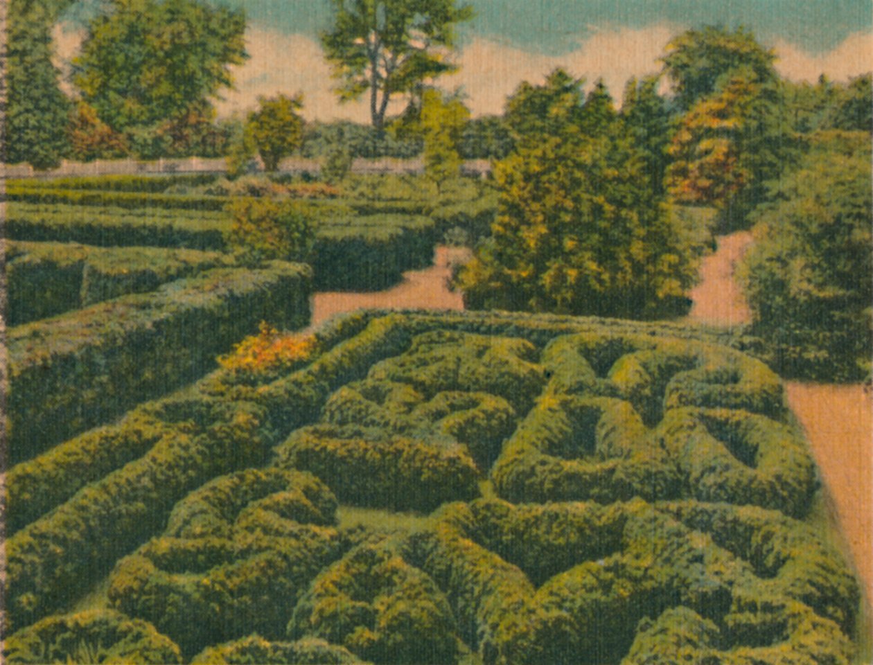 The Flower Garden, general view, 1946 by Unbekannt