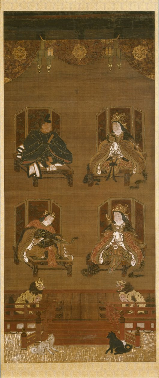 The Four Deities of Koyasan Temple Complex by Unbekannt