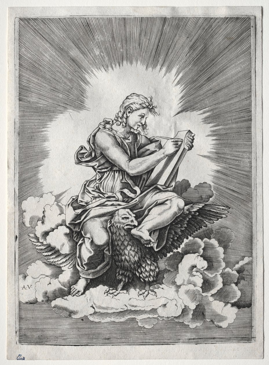 The Four Evangelists: St. John by Unbekannt
