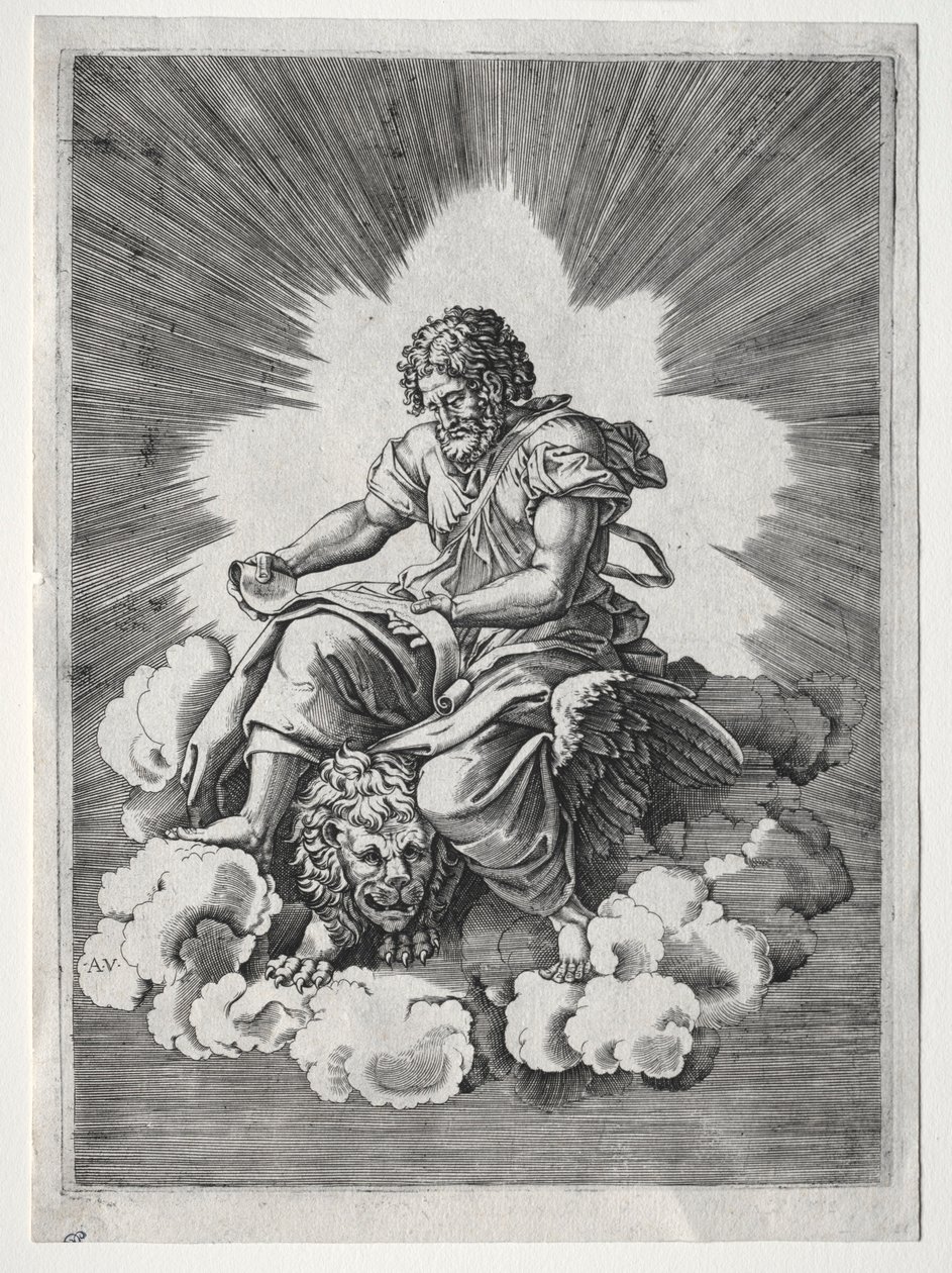 The Four Evangelists: St. Mark by Unbekannt