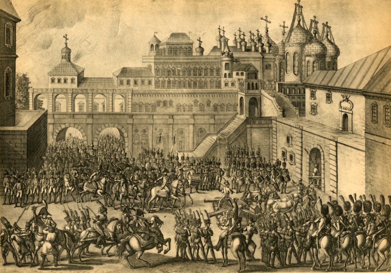 The French enter the city of Moscow, September 1812, 1921 by Unbekannt