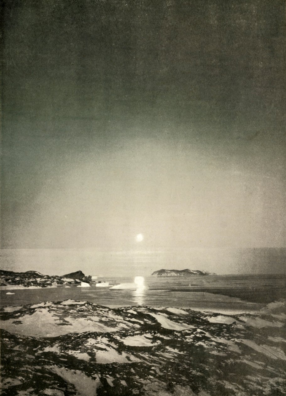 The Full Moon in the Time of Autumn Twilight, c1908 by Unbekannt