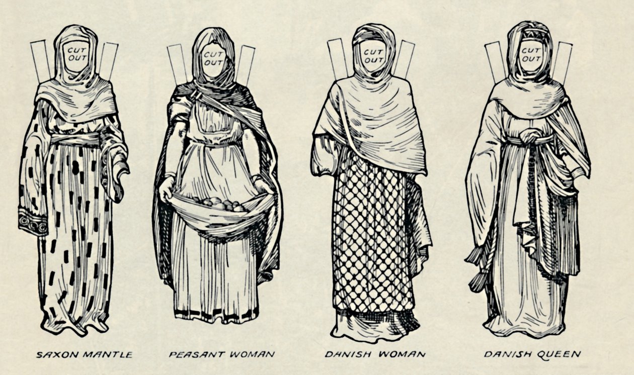 The Gallery of British Costume: The Dress of Danes & Later Anglo-Saxons by Unbekannt
