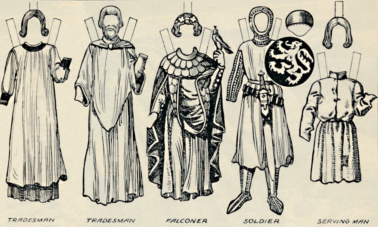 The Gallery of British Costume: What Men and Women Wore In Henry III