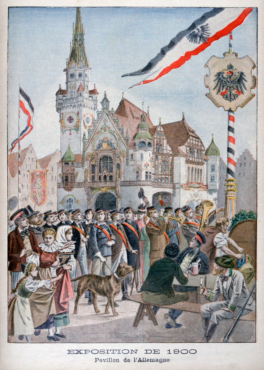 The German pavilion at the Universal Exhibition of 1900, Paris, 1900 by Unbekannt