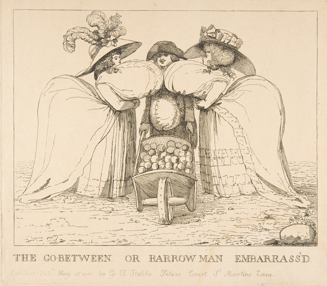 The Go-Between or Barrow Man Embarrassed, May 15, 1786 by Unbekannt