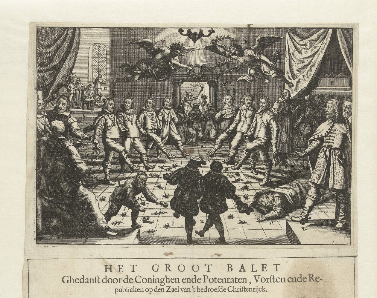 The Great European War Ballet, c. 1643 by Unbekannt