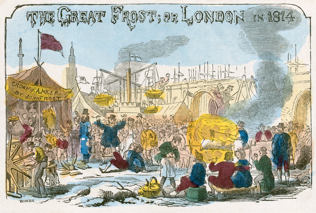 The Great Frost, or London in 1814 by Unbekannt