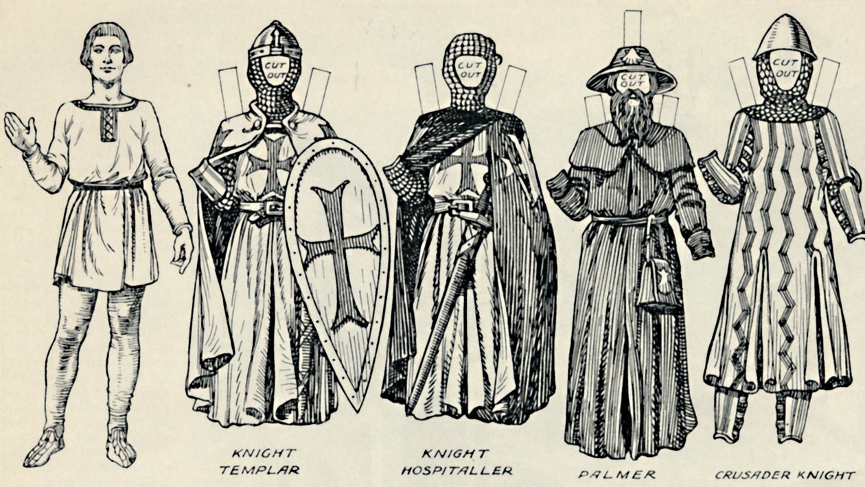 The Great Gallery of British Costume: Varied Dresses Worn in Norman Times by Unbekannt