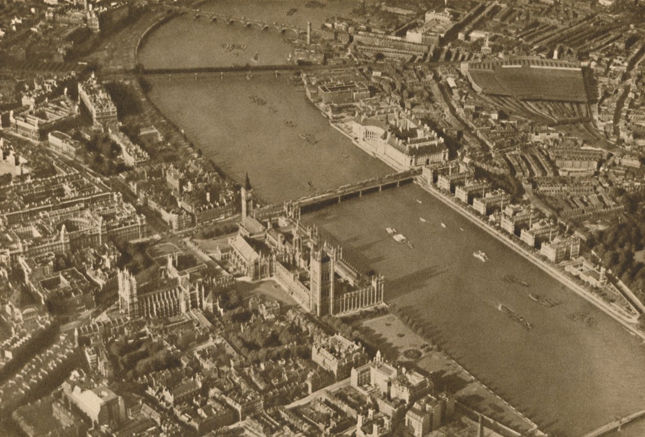 The Holy Isle of Thorney With Its Ancient Abbey As It Appears Today, c1935 by Unbekannt