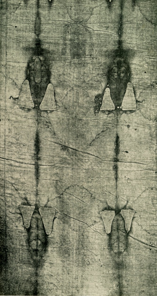 The Holy Shroud - Imprint of the Body: Front View, 1902 by Unbekannt