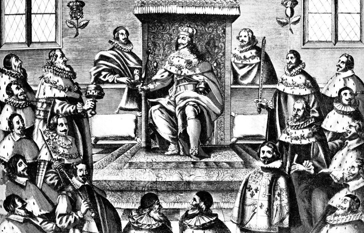 The House of Lords in the Time of Charles I by Unbekannt