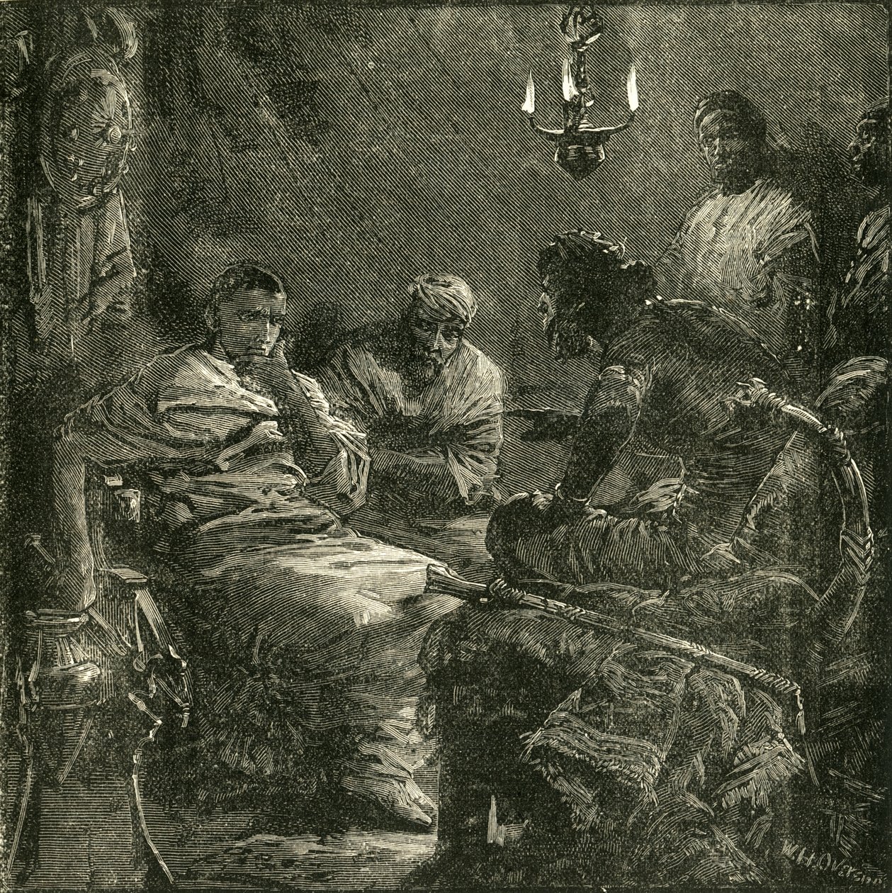 The Interview Between Bocchus and Sulla, 1890 by Unbekannt