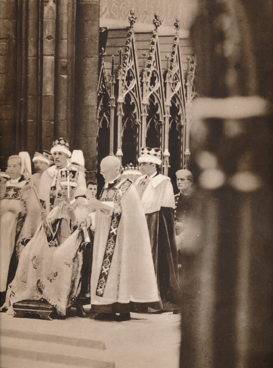 The Inthronization of His Majesty, who is seen crowned and sceptred by Unbekannt