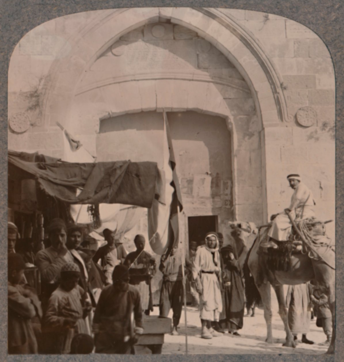 The Jaffa Gate Closed, Showing Needle