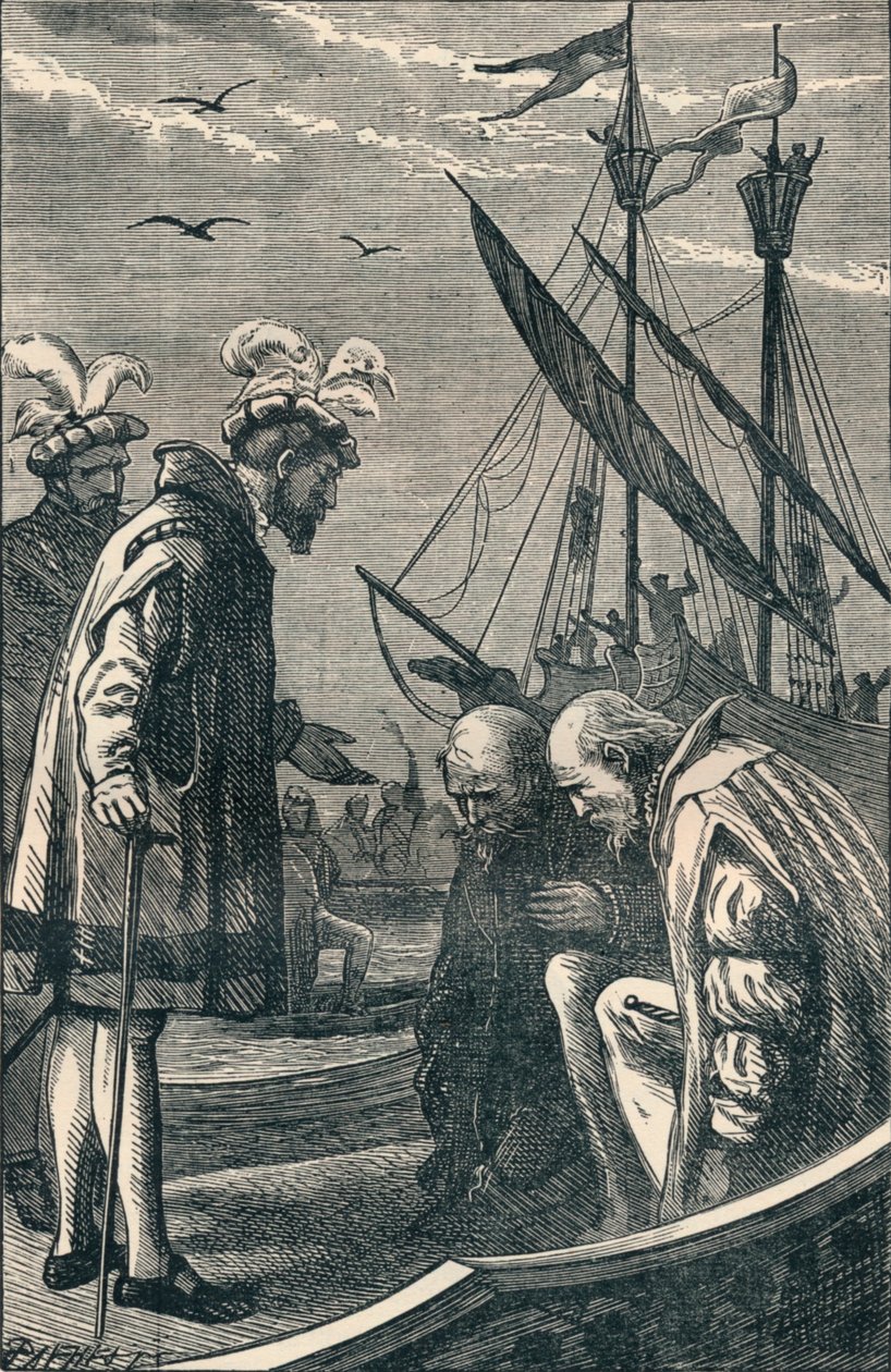 The King Visits Vasco da Gama, 1904 by Unbekannt