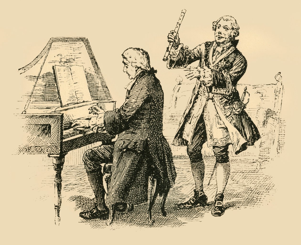 The King Exclaimed Repeatedly, Only One Bach! Only One Bach! by Unbekannt