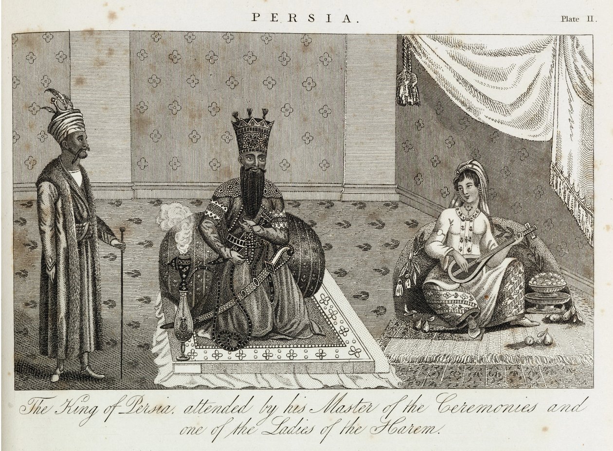The King of Persia, c.1810-1829 by Unbekannt