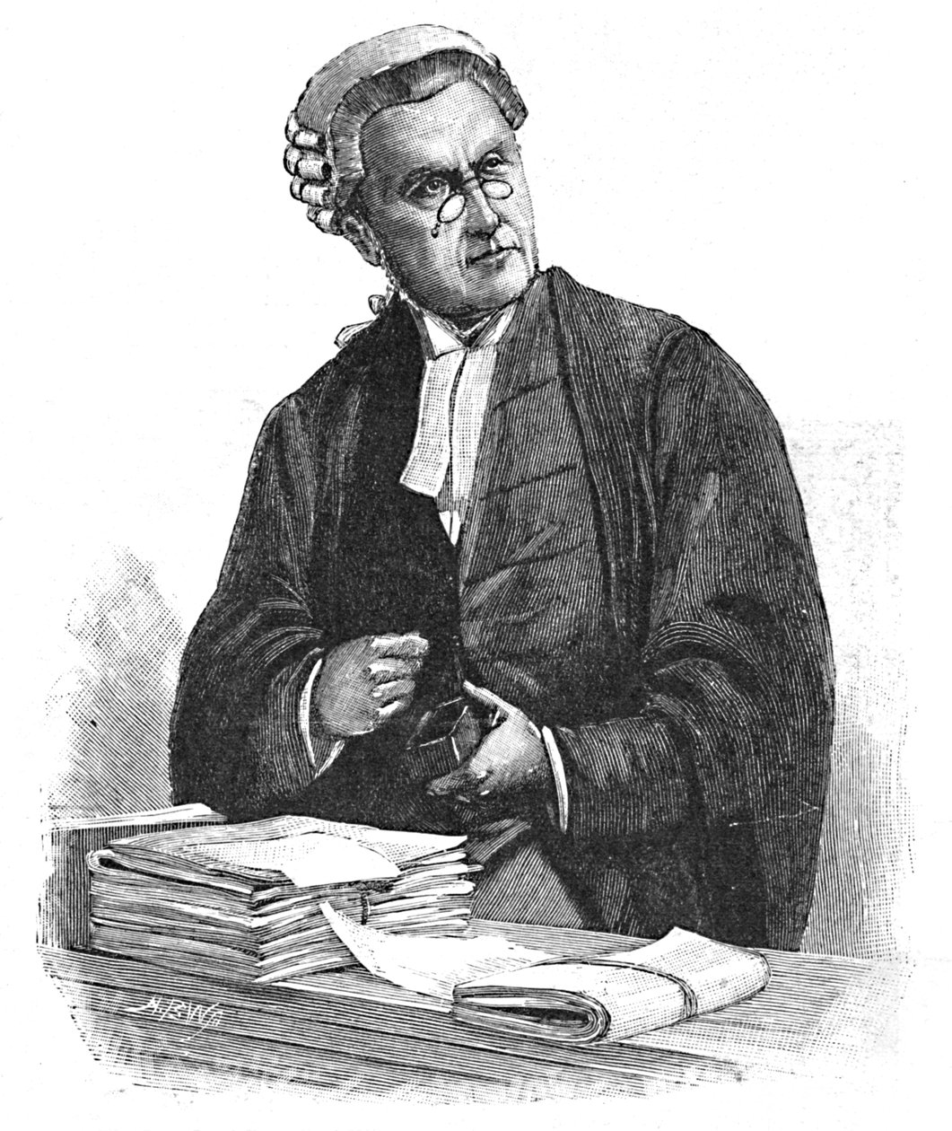 The Late Lord Russell of Killowen, 1900 by Unbekannt