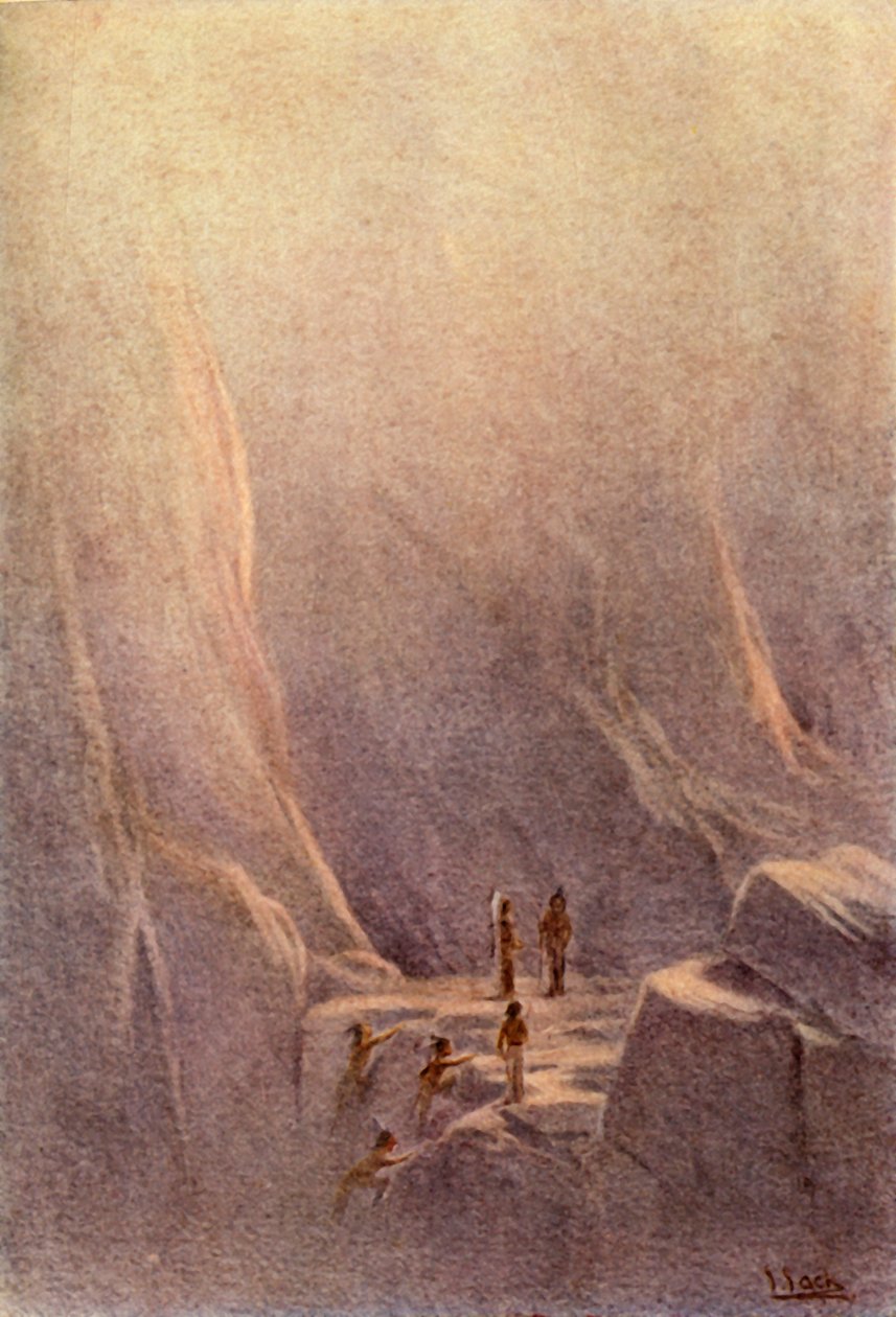 The Lenape Come to the Place of Caves by Unbekannt