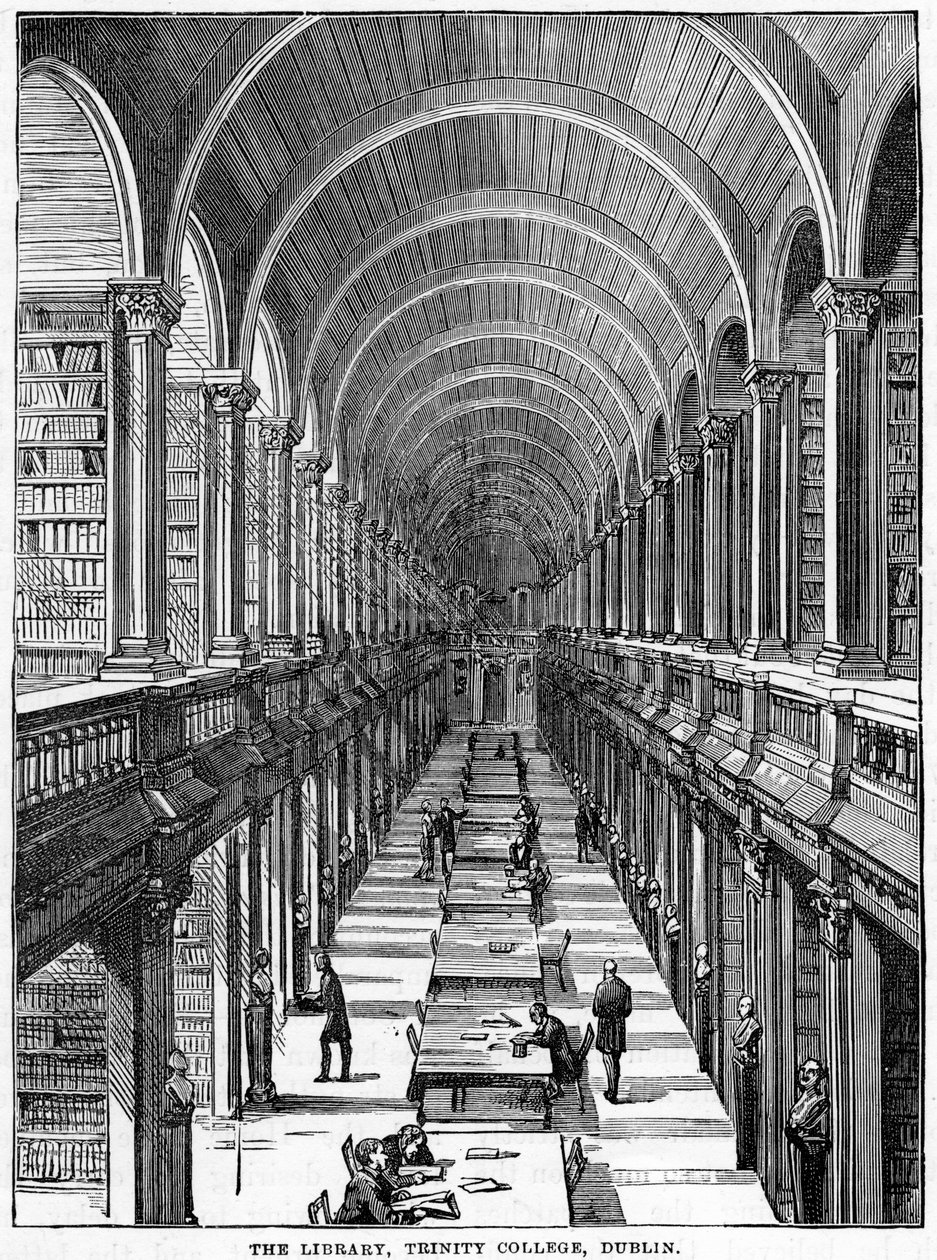 The Library, Trinity College, Dublin by Unbekannt