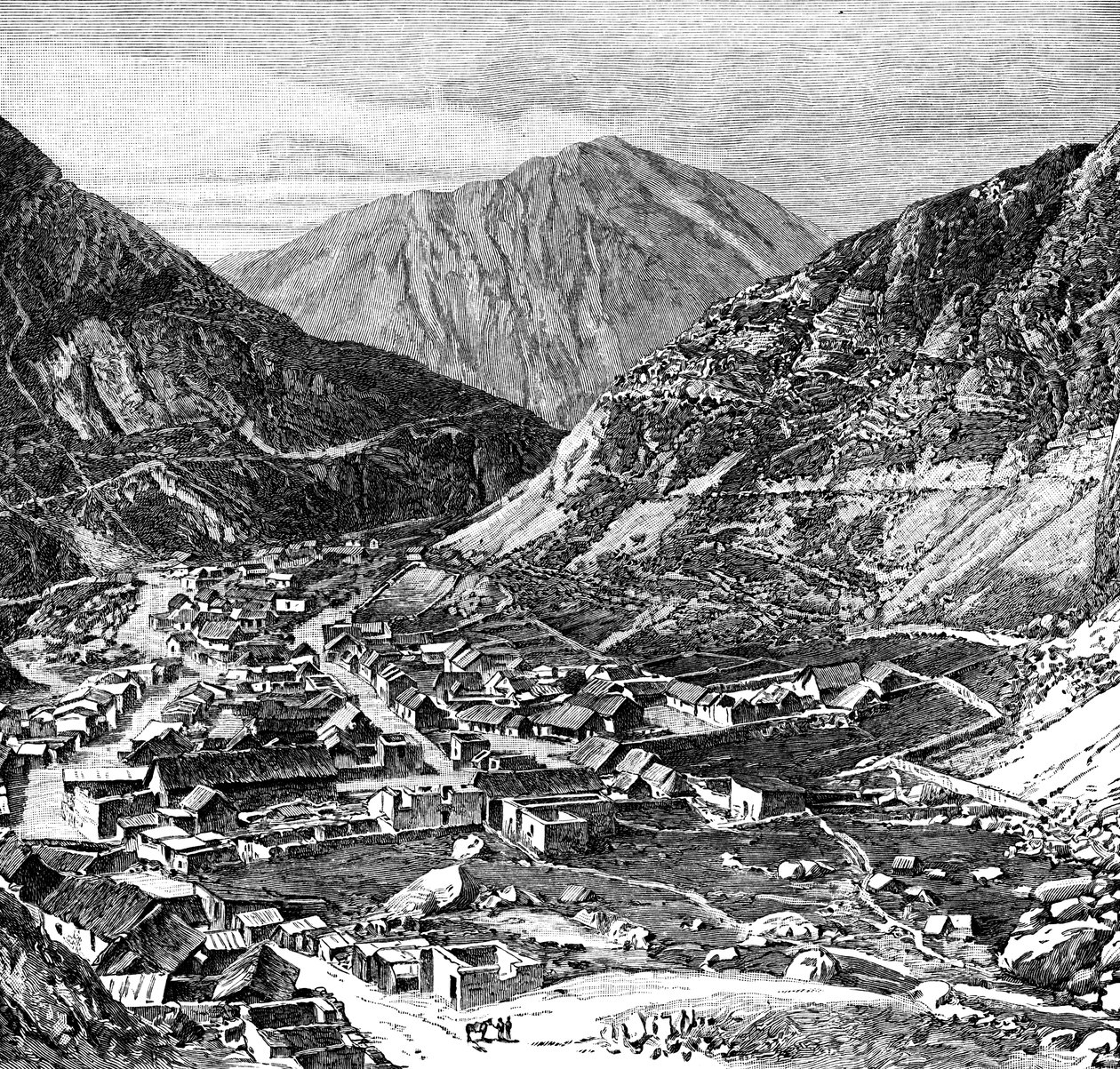 The Lima-Oroya Railway, Peru, 1895 by Unbekannt