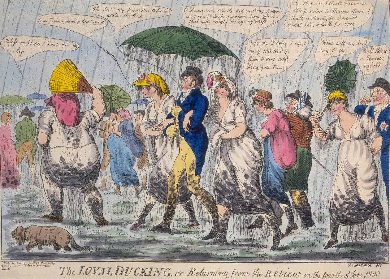 The Loyal Duckling, or Returning from the Review, 1800 by Unbekannt