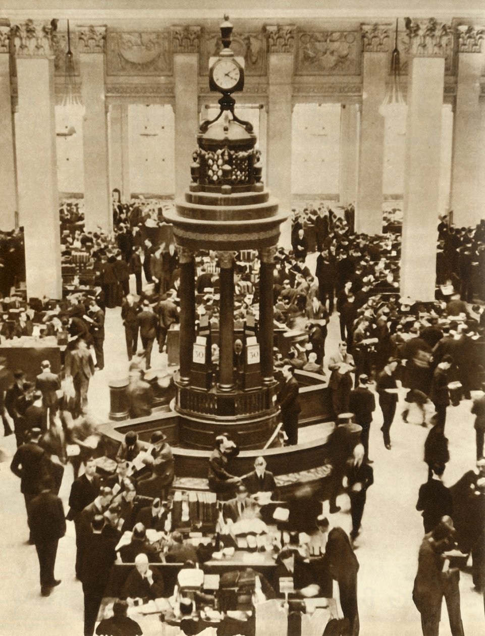 The Lutine Bell in the Underwriting Room at Lloyds of London by Unbekannt