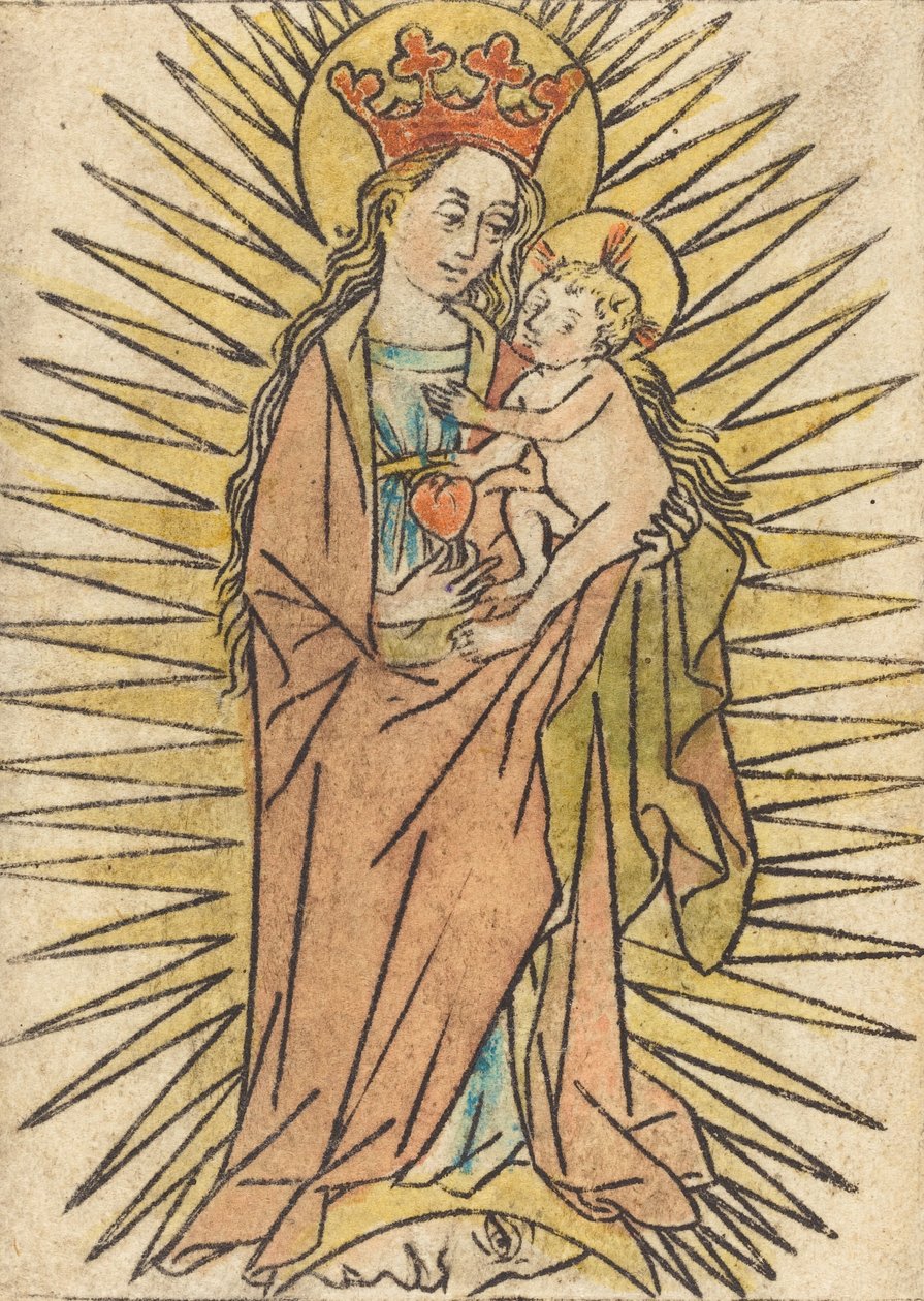 The Madonna and Child with a Pear by Unbekannt