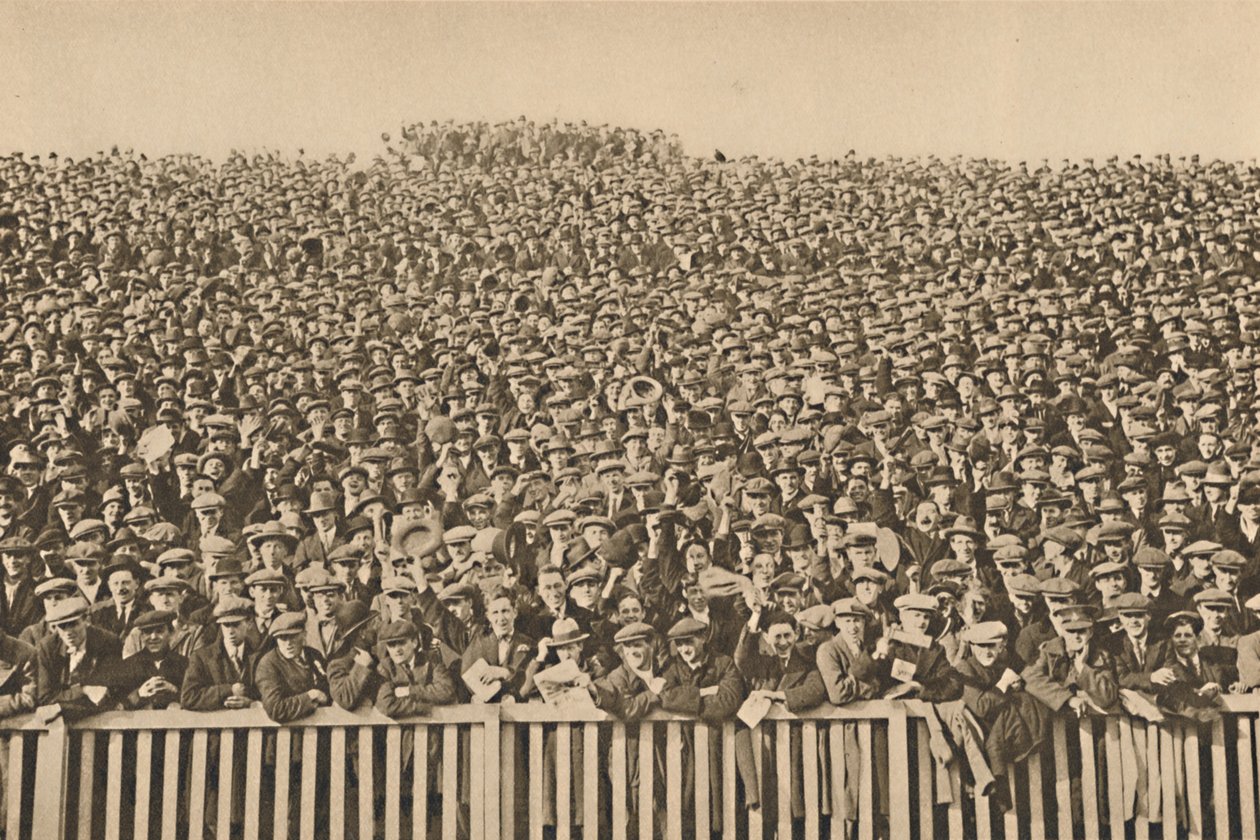 The Many-Headed Voice Which Roars Behind The Touch-Line Every Winter Saturday, c1935 by Unbekannt
