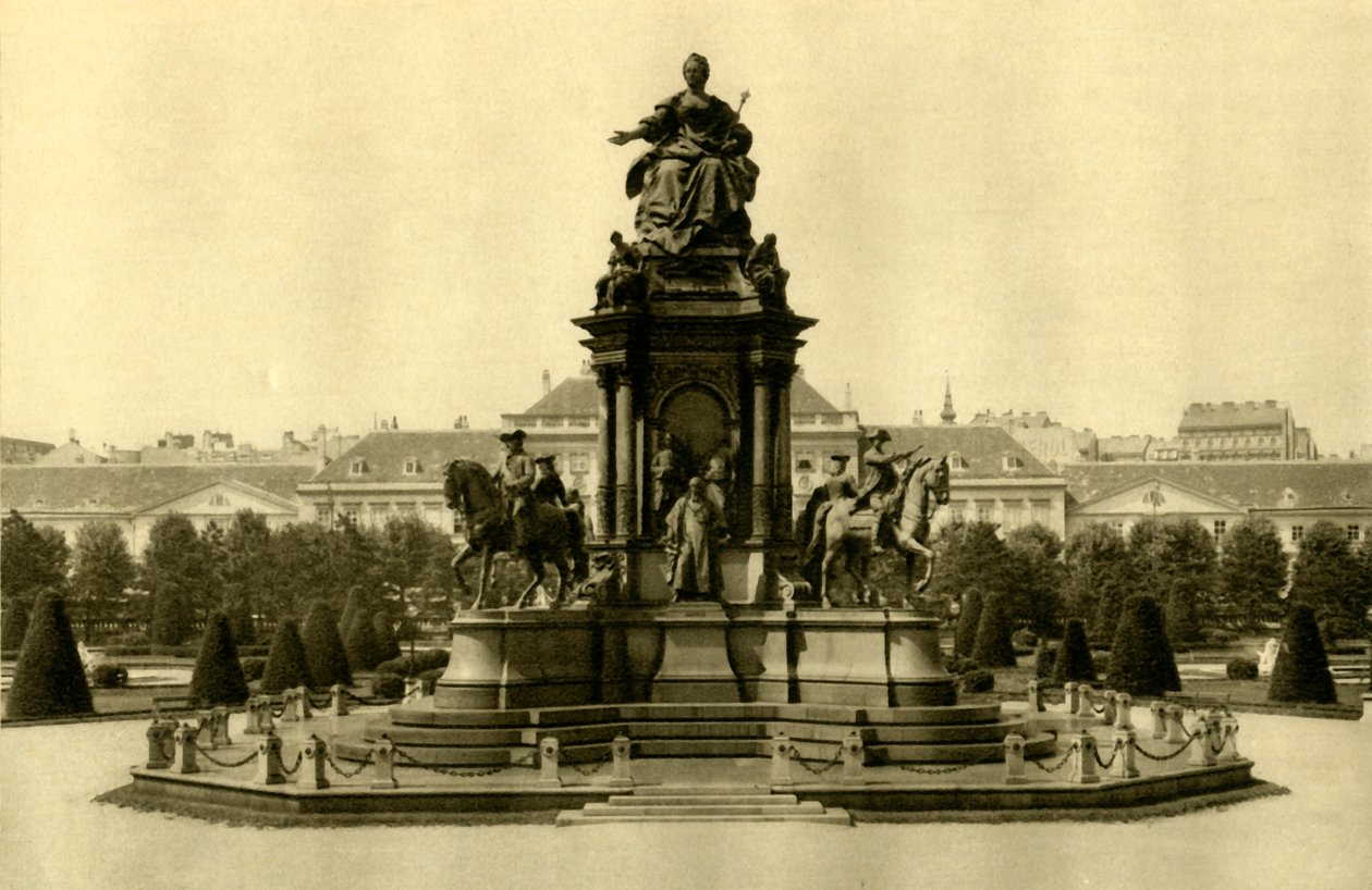 The Maria Theresia Monument, Vienna, Austria, c1935 by Unbekannt