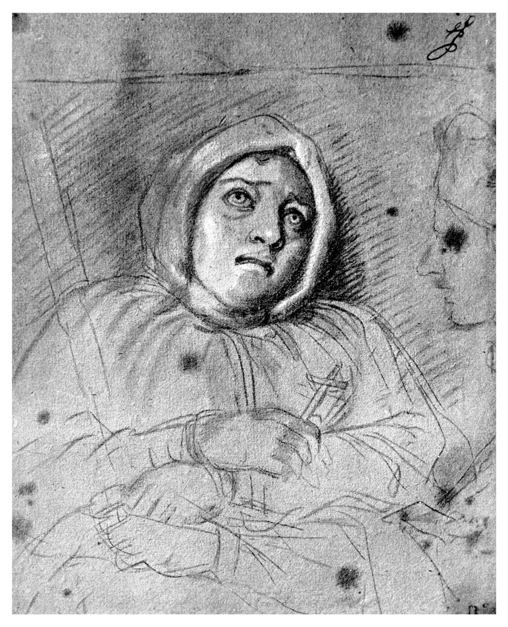 The Marquise de Brinvilliers Before Execution by Unbekannt