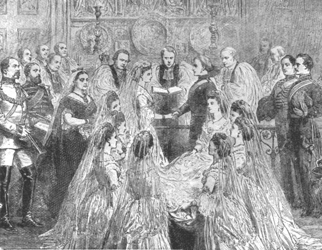 The Marriage of Princess Louise with the Marquis of Lorne by Unbekannt