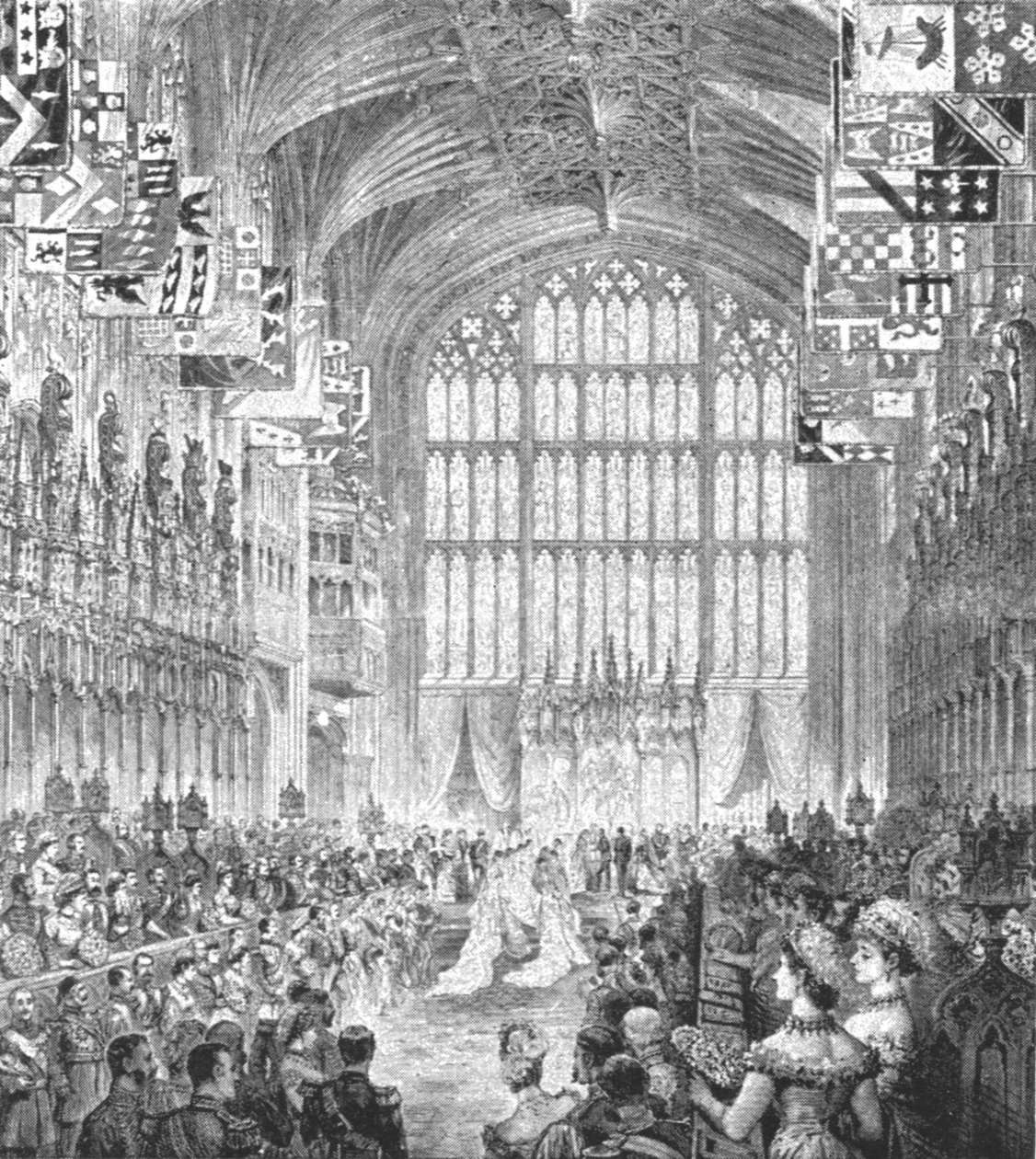 The Marriage of The Duke of Albany with Princess Helene of Waldeck-Pyrmont, 1882, 1901 by Unbekannt